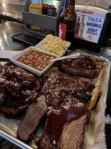 hog heaven smoked meat platter