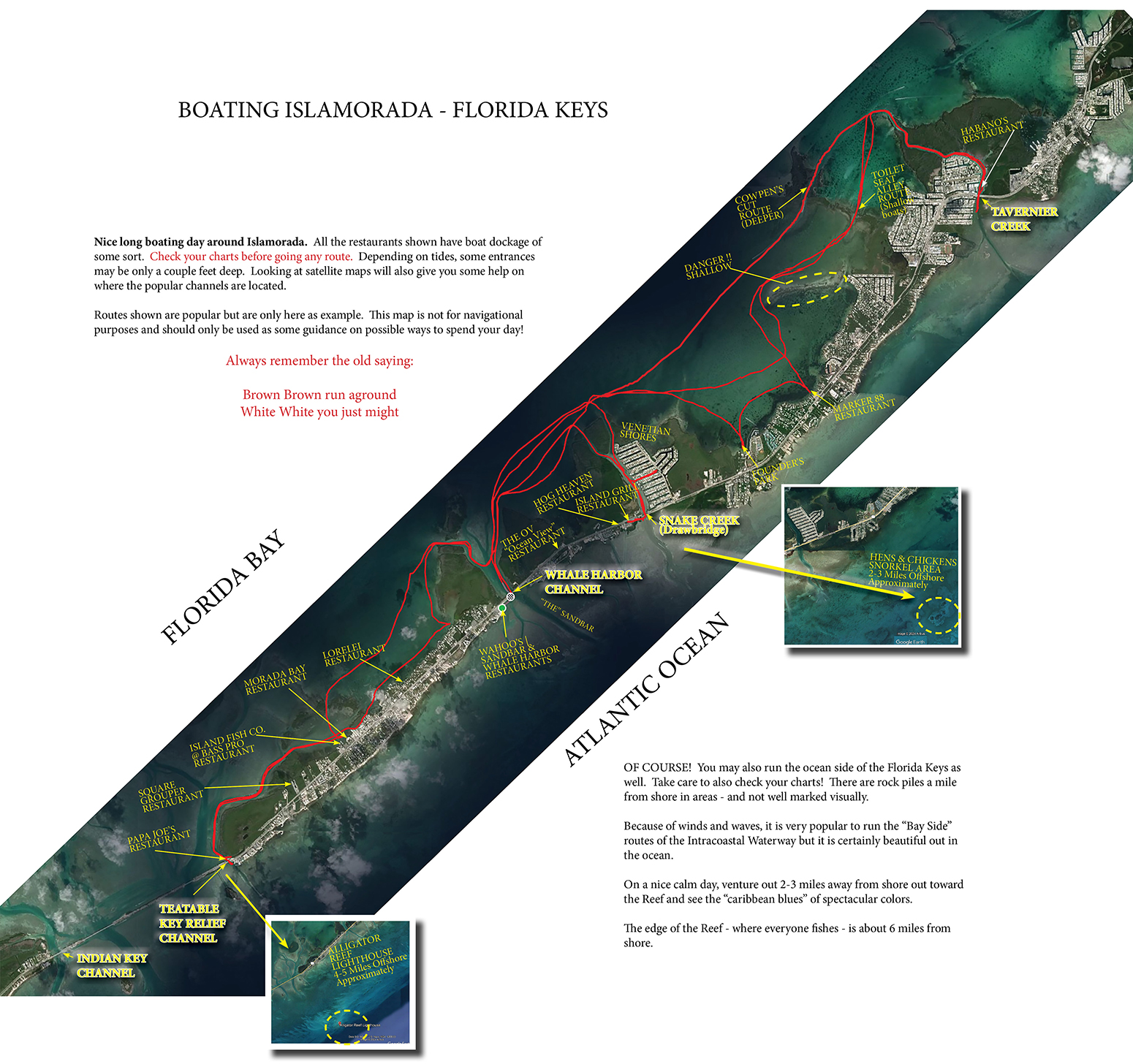 map where to day boat islamorada