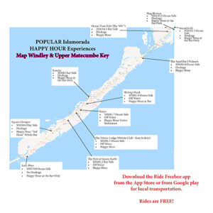 islamorada happy hour map 2024 april