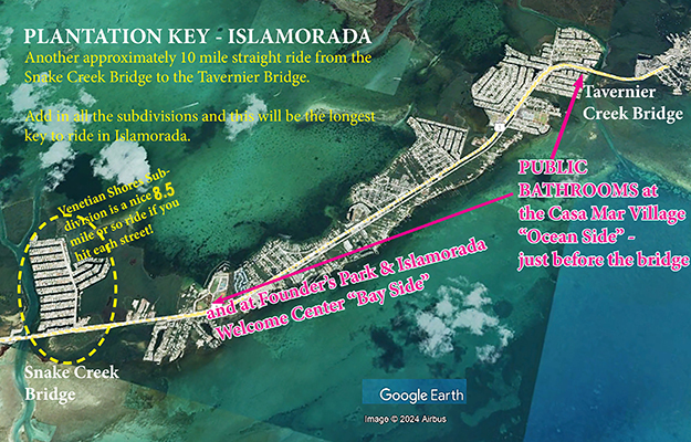 bike plantation key islamorada map