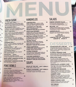 island grill islamorada menu 2025 march 2
