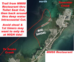 where is boat route toilet seat cut islamorada