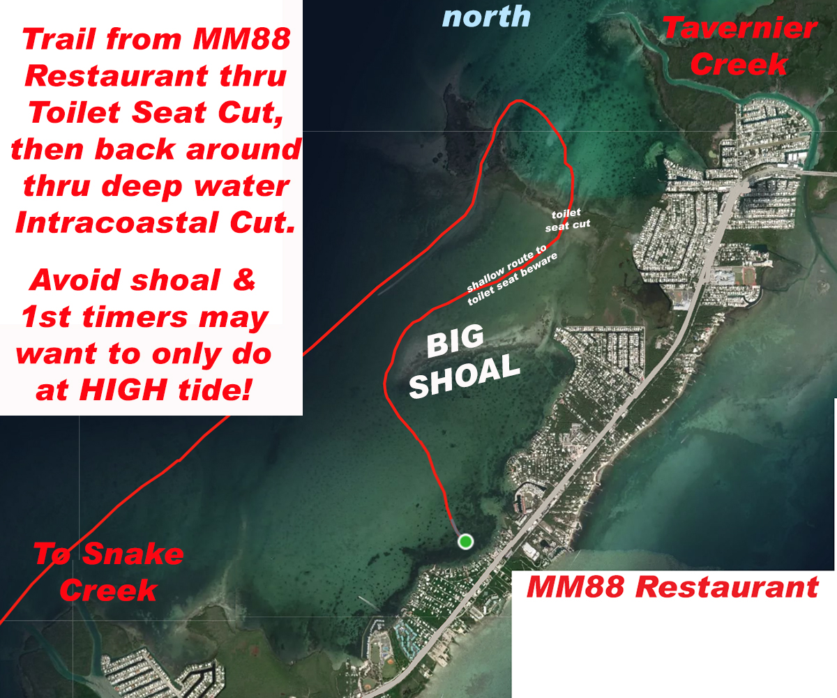 where is boat route toilet seat cut islamorada